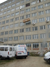 Подъем грузов промышленными альпинистами