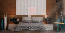 Гипсовые 3D панели Alivio серии Mosaic