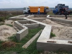 Фундаментные работы.