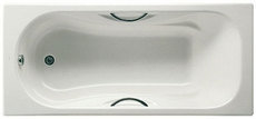 Чугунна ванна Roca Malibu 170x75, сіфон, ножки, ручки в комп