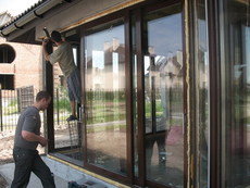 «Теплые» алюминиевые раздвижные двери PROFILCO (Греция)