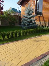 Тротуарная плитка, укладка