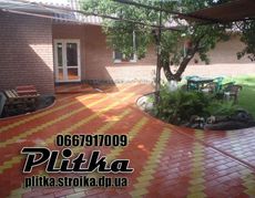 Укладка тротуарной плитки, брусчатки