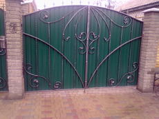 Кованые ворота, калитки, заборы, беседки, перила балконов, к