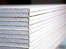 Гипсокартон, песок, силикатная масса, керамзит