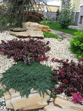 Ландшафт. Озеленение. Брусчатка