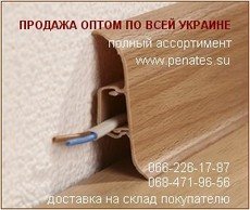 Продаем плинтус оптом, доставка за наш счет.