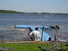 Пластиковые модульные понтоны