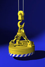 Шайбы электромагнитные грузоподъемные М-22, М-42, 250/1500