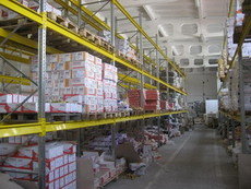 Стеллажи паллетные фронтальные складские