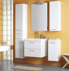 Тумба с раковиной Gorenje Quadra 90 см, белая