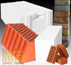 Газоблок, газобетон, керамический блок, кирпич
