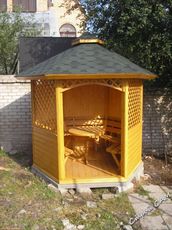 беседки из дерева, столярные изделия