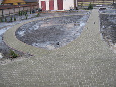 Профессиональная укладка тротуарной плитки, брусчатки.