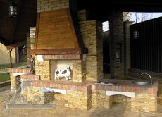 Камины, порталы, Беседка, барбекю
