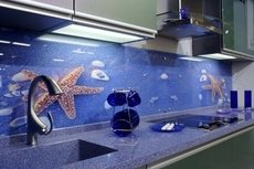 Фартуки из стекла, скинали для кухни Киев!