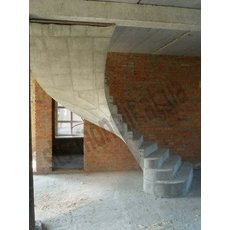 Лестницы бетонные монолитные - изготовление Киев