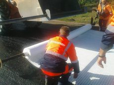 Геосетка для армирования асфальтобетона