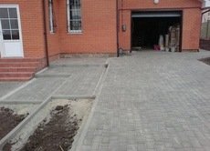 Профессиональная укладка тротуарной плитки, брусчатки.