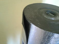 Изолон фольгированный для теплых полов.