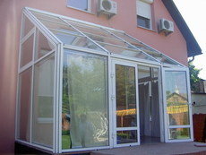 Алюминиевое остекление веранд ALUMIL (Греция)