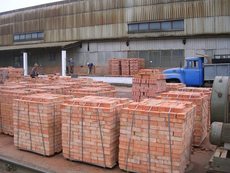 Кирпич рядовой полнотелый М-100, М-125, М-150