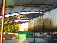 Конструкции из поликарбоната: навесы, беседки, козырьки, теп