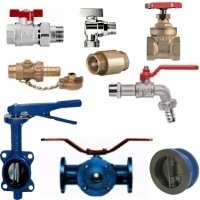 Счетчики воды, фильтры, краны и другая запорная арматура