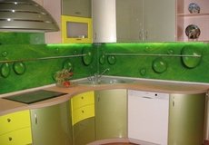 Фартуки из стекла, скинали для кухни, стеклянный фартук!