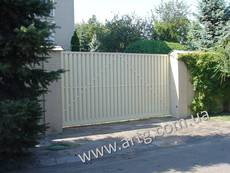 Ворота откатные, ворота распашные, калитки в Киеве