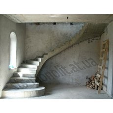 Бетонные лестницы для дома - изготовление в Киеве
