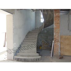 Монолитные бетонные лестницы под заказ