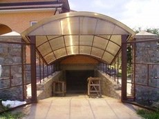 Навесы из поликарбоната Днепропетровск