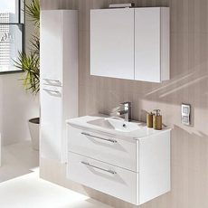 Тумбочка подвесная с умывальником Royo Klea 80 см