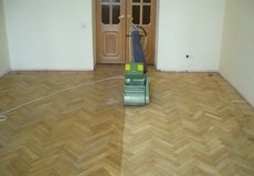 Шлифовка паркета