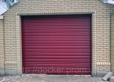 Стальные антивандальные автоматические рулонные ворота