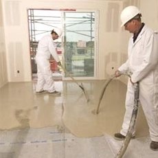 Штукатурка (гипсовая, цементная). Стяжка. Машинным способом