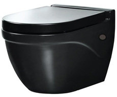 Унитаз подвесной черный AM PM DRIVE, крышка SoftClose