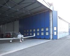 Ворота для перекрытия больших проемов