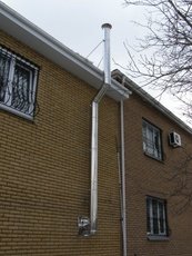 Дымоходы из оцинкованной и нержавеющей стали.