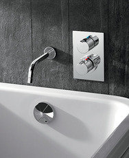 Установка смесителя скрытого монтажа. Киев.