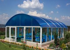 Павильон для бассейна. Производство и монтаж.