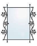 Изготовление кованого зеркала