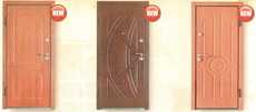 Бронедвери с МДФ накладками
