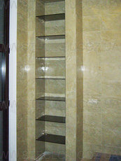 Стеклянные полки