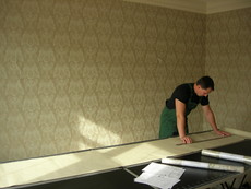 Профессиональная поклейка дизайнерских виниловых обоев Киев