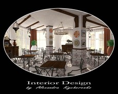 Дизайн интерьера квартир, домов, коттеджей, кафе, баров.