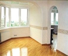 Поклейка обоев, беспесчанка