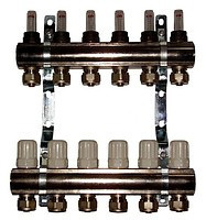 Коллектор для теплого пола, коллектор с расходомерами