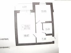 Киевская обл, Вишневое, продам 1-комнатную квартиру, 43000